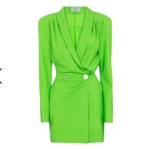 THE ATTICO
Wool-blend gabardine minidress size medium it's missing a button.